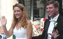 Jennifer Cole and Craig Flockerzie Marry at Mayberry Days 2003