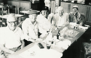 At the table that day were producer Aaron Ruben, Don Knotts, Ronnie Schell, Everett Greenbaum, and Howard Morris.
