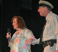 Betty Lynn and Mayberry Deputy