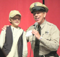 Mini T. Bass joins Mayberry Deputy on Stage