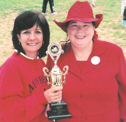 Mayberry Days 2006 Trivia Champions Michelle Bryson and Pat Bullins