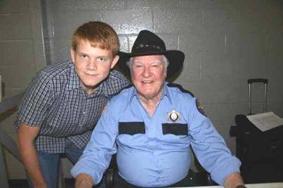 Jamie “Opie” Sullivan and Guest of Honor James Best