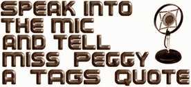 Miss Peggy's Post-A-Quote Logo