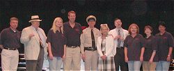 Esqure Club of Cullman AL on Stage with Otis, Barney and Floyd